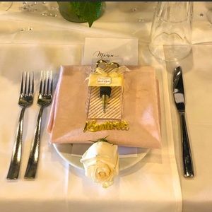 50 Velvet Blush Napkins